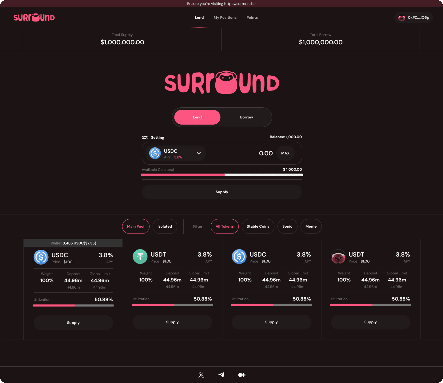 surround-interface